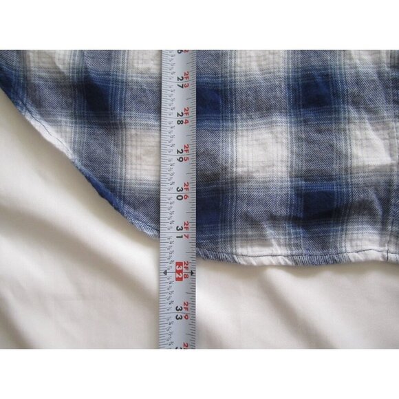 Men's Boston Traders Button Madras Pattern Long Sleeve Shirt Sz L (MT512) - Picture 6 of 9